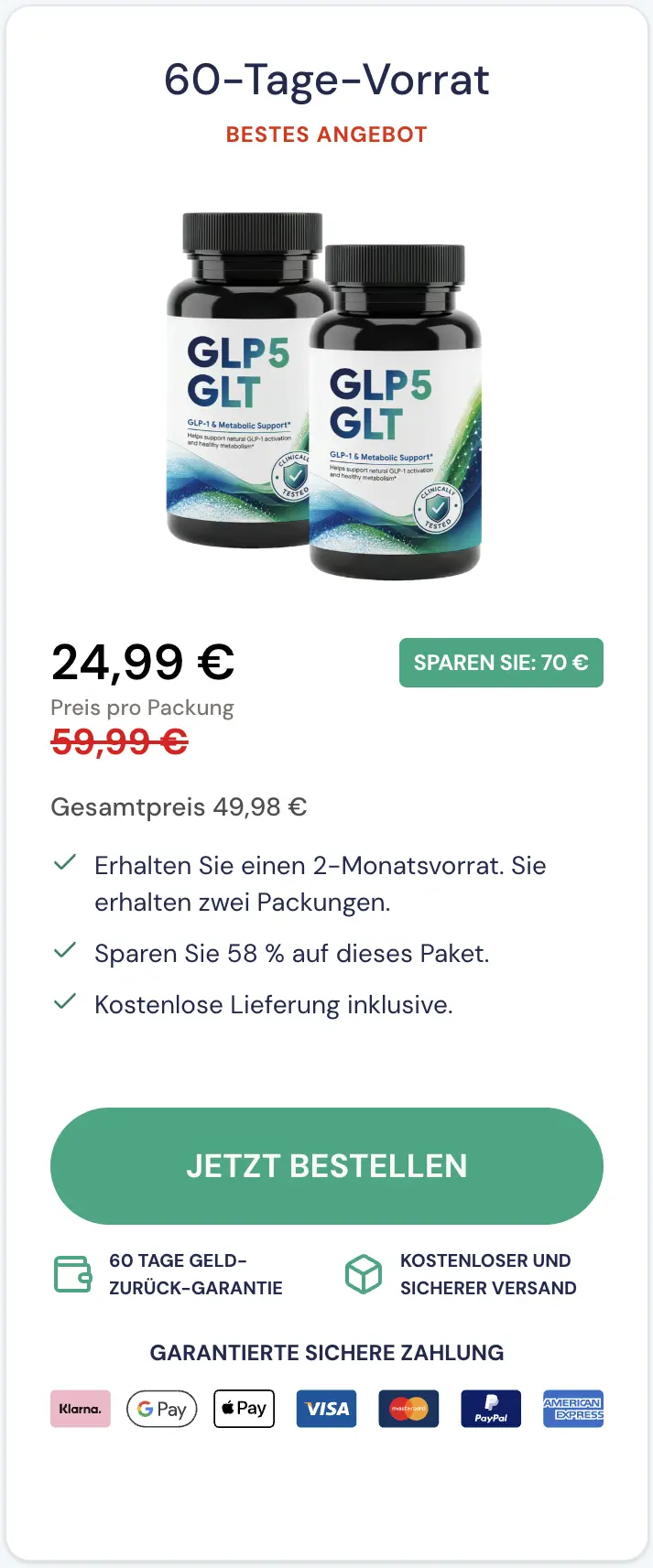 GLP5 GLT 3 Flaschen Angebot